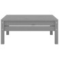 6-tlg. Garten-Lounge-Set Grau Kiefer Massivholz 6-tlg. Garten-Lounge-Set Grau Kiefer Massivholz