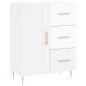 Highboard Hochglanz-Weiß 69,5x34x180 cm Holzwerkstoff Highboard Hochglanz-Weiß 69,5x34x180 cm Holzwerkstoff