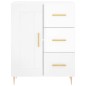 Highboard Hochglanz-Weiß 69,5x34x180 cm Holzwerkstoff Highboard Hochglanz-Weiß 69,5x34x180 cm Holzwerkstoff