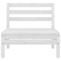 vidaXL 4-tlg. Garten-Lounge-Set Weiß Kiefer Massivholz vidaXL 4-tlg. Garten-Lounge-Set Weiß Kiefer Massivholz
