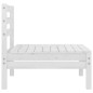 vidaXL 4-tlg. Garten-Lounge-Set Weiß Kiefer Massivholz vidaXL 4-tlg. Garten-Lounge-Set Weiß Kiefer Massivholz