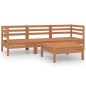 vidaXL 4-tlg. Garten-Lounge-Set Honigbraun Massivholz Kiefer vidaXL 4-tlg. Garten-Lounge-Set Honigbraun Massivholz Kiefer