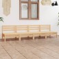 4-tlg. Garten-Lounge-Set Kiefer Massivholz 4-tlg. Garten-Lounge-Set Kiefer Massivholz