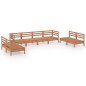vidaXL 8-tlg. Garten-Lounge-Set Honigbraun Massivholz Kiefer vidaXL 8-tlg. Garten-Lounge-Set Honigbraun Massivholz Kiefer