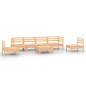 7-tlg. Garten-Lounge-Set Kiefer Massivholz 7-tlg. Garten-Lounge-Set Kiefer Massivholz