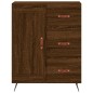 Highboard Braun Eichen-Optik 69,5x34x180 cm Holzwerkstoff Highboard Braun Eichen-Optik 69,5x34x180 cm Holzwerkstoff