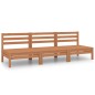 vidaXL 3-tlg. Garten-Lounge-Set Honigbraun Massivholz Kiefer vidaXL 3-tlg. Garten-Lounge-Set Honigbraun Massivholz Kiefer