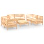 7-tlg. Garten-Lounge-Set Massivholz Kiefer 7-tlg. Garten-Lounge-Set Massivholz Kiefer