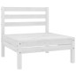 vidaXL 7-tlg. Garten-Lounge-Set Weiß Massivholz Kiefer vidaXL 7-tlg. Garten-Lounge-Set Weiß Massivholz Kiefer