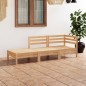 vidaXL 3-tlg. Garten-Lounge-Set Massivholz Kiefer vidaXL 3-tlg. Garten-Lounge-Set Massivholz Kiefer