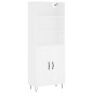 vidaXL Highboard Weiß 69,5x34x180 cm Holzwerkstoff vidaXL Highboard Weiß 69,5x34x180 cm Holzwerkstoff