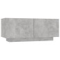 vidaXL Nachttisch Betongrau 100x35x40 cm Holzwerkstoff vidaXL Nachttisch Betongrau 100x35x40 cm Holzwerkstoff