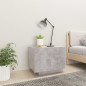 vidaXL Nachttisch Betongrau 100x35x40 cm Holzwerkstoff vidaXL Nachttisch Betongrau 100x35x40 cm Holzwerkstoff