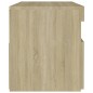vidaXL Nachttische mit LED-Leuchten 2 Stk. Sonoma-Eiche 60x35x40 cm vidaXL Nachttische mit LED-Leuchten 2 Stk. Sonoma-Eiche 60x35x40 cm