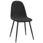 Esszimmerstühle 6 Stk. Schwarz Samt Esszimmerstühle 6 Stk. Schwarz Samt