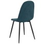 Esszimmerstühle 6 Stk. Blau Samt Esszimmerstühle 6 Stk. Blau Samt