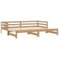 Ausziehbares Tagesbett 2x(90x200) Honigbraun Massivholz Kiefer Ausziehbares Tagesbett 2x(90x200) Honigbraun Massivholz Kiefer