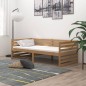 Tagesbett mit Matratze 90x200 cm Honigbraun Massivholz Kiefer Tagesbett mit Matratze 90x200 cm Honigbraun Massivholz Kiefer