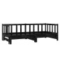 vidaXL Ausziehbares Tagesbett 2x(90x200) cm Schwarz Massivholz Kiefer vidaXL Ausziehbares Tagesbett 2x(90x200) cm Schwarz Massivholz Kiefer