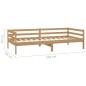 vidaXL Tagesbett mit Schubladen 90x200 cm Honigbraun Massivholz Kiefer