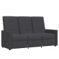 Relaxsofa 3-Sitzer Dunkelgrau Stoff Relaxsofa 3-Sitzer Dunkelgrau Stoff