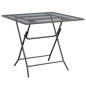vidaXL 5-tlg. Garten-Essgruppe Streckmetall Anthrazit vidaXL 5-tlg. Garten-Essgruppe Streckmetall Anthrazit