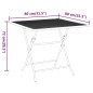 vidaXL 5-tlg. Garten-Essgruppe Streckmetall Anthrazit vidaXL 5-tlg. Garten-Essgruppe Streckmetall Anthrazit
