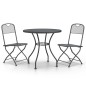 vidaXL 3-tlg. Garten-Essgruppe Streckmetall Anthrazit vidaXL 3-tlg. Garten-Essgruppe Streckmetall Anthrazit