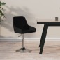 Esszimmerstuhl Drehbar Schwarz Stoff Esszimmerstuhl Drehbar Schwarz Stoff