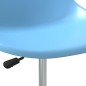 Esszimmerstühle 6 Stk. drehbar Blau PP Esszimmerstühle 6 Stk. drehbar Blau PP