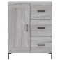 Highboard Grau Sonoma 69,5x34x180 cm Holzwerkstoff Highboard Grau Sonoma 69,5x34x180 cm Holzwerkstoff