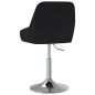 Esszimmerstühle 2 Stk. Drehbar Schwarz Stoff Esszimmerstühle 2 Stk. Drehbar Schwarz Stoff