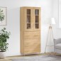 Highboard Sonoma-Eiche 69,5x34x180 cm Holzwerkstoff Highboard Sonoma-Eiche 69,5x34x180 cm Holzwerkstoff
