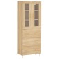 Highboard Sonoma-Eiche 69,5x34x180 cm Holzwerkstoff Highboard Sonoma-Eiche 69,5x34x180 cm Holzwerkstoff