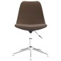 vidaXL Esszimmerstühle 4 Stk. Drehbar Braun Stoff vidaXL Esszimmerstühle 4 Stk. Drehbar Braun Stoff
