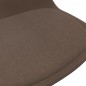 vidaXL Esszimmerstühle 4 Stk. Drehbar Braun Stoff vidaXL Esszimmerstühle 4 Stk. Drehbar Braun Stoff