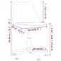 vidaXL Esszimmerstühle 4 Stk. Drehbar Braun Stoff vidaXL Esszimmerstühle 4 Stk. Drehbar Braun Stoff