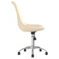 Esszimmerstühle 6 Stk. Drehbar Creme Stoff Esszimmerstühle 6 Stk. Drehbar Creme Stoff
