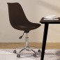 Esszimmerstuhl Drehbar Dunkelbraun Stoff Esszimmerstuhl Drehbar Dunkelbraun Stoff