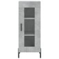 Highboard Betongrau 34,5x34x180 cm Holzwerkstoff Highboard Betongrau 34,5x34x180 cm Holzwerkstoff