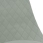 vidaXL Esszimmerstühle 4 Stk. Drehbar Hellgrau Stoff vidaXL Esszimmerstühle 4 Stk. Drehbar Hellgrau Stoff