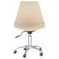 Esszimmerstühle 4 Stk. Drehbar Creme Stoff Esszimmerstühle 4 Stk. Drehbar Creme Stoff