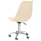Esszimmerstühle 4 Stk. Drehbar Creme Stoff Esszimmerstühle 4 Stk. Drehbar Creme Stoff