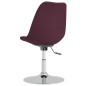 vidaXL Esszimmerstühle 6 Stk. Drehbar Lila Stoff vidaXL Esszimmerstühle 6 Stk. Drehbar Lila Stoff