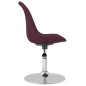 vidaXL Esszimmerstühle 6 Stk. Drehbar Lila Stoff vidaXL Esszimmerstühle 6 Stk. Drehbar Lila Stoff