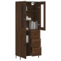 vidaXL Highboard Braun Eichen-Optik 69,5x34x180 cm Holzwerkstoff vidaXL Highboard Braun Eichen-Optik 69,5x34x180 cm Holzwerkstoff