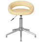 Esszimmerstühle 4 Stk. Drehbar Creme Kunstleder Esszimmerstühle 4 Stk. Drehbar Creme Kunstleder
