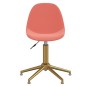 Esszimmerstühle 4 Stk. Drehbar Rosa Samt Esszimmerstühle 4 Stk. Drehbar Rosa Samt