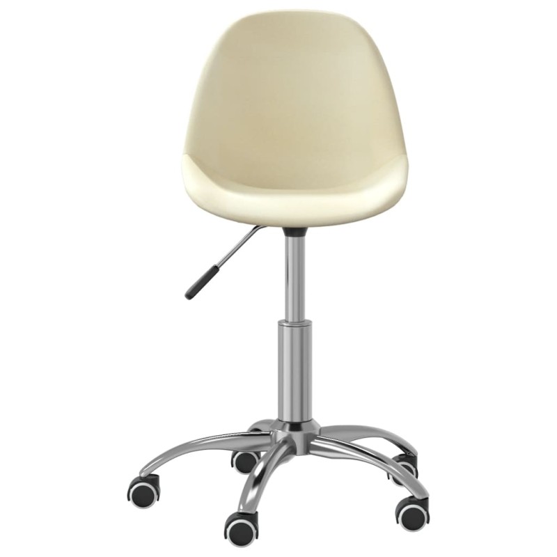 Esszimmerstühle 4 Stk. Drehbar Creme Stoff Esszimmerstühle 4 Stk. Drehbar Creme Stoff