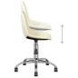 Esszimmerstühle 4 Stk. Drehbar Creme Stoff Esszimmerstühle 4 Stk. Drehbar Creme Stoff